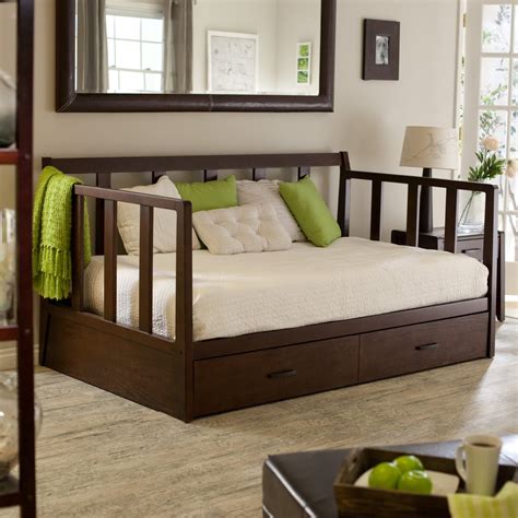 The simple, clean lines of our Jamie Daybed Frame make it a perfect fit in any sleep space. . Queen daybed frame